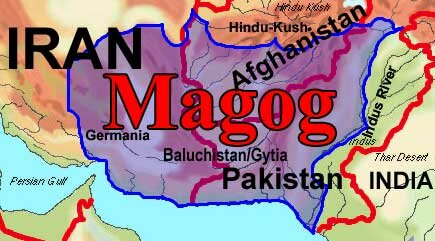 Another map showing the Land of Magog among todays nations
